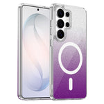 For Samsung Galaxy S26 Ultra Magnetic Case Sparkling Glitter TPU + Acrylic Phone Cover