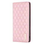 BINFEN COLOR BF Style-16 til Samsung Galaxy A54 5G PU-lædertelefoncover Med præget rombemønster Beskyttelsescover Magnetisk lukning Flipcover med stander/kortplads