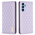 BINFEN COLOR BF Style-16 til Samsung Galaxy A54 5G PU-lædertelefoncover Med præget rombemønster Beskyttelsescover Magnetisk lukning Flipcover med stander/kortplads