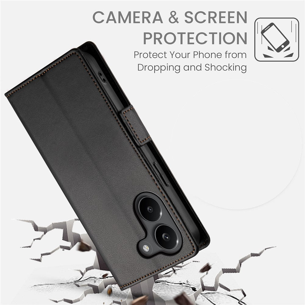 For Xiaomi Poco X8 Pro 5G / Redmi Turbo 5 5G Stand Case PU Leather Wallet Phone Cover