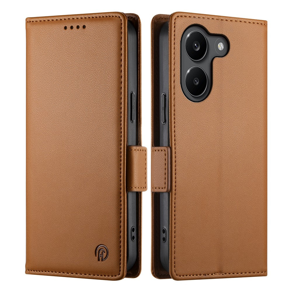 For Xiaomi Poco X8 Pro 5G / Redmi Turbo 5 5G Stand Case PU Leather Wallet Phone Cover