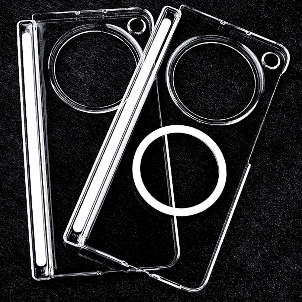 For Oppo Find N6 5G Magnetic Case Single Axis Hinge UV Coating PC Phone Cover