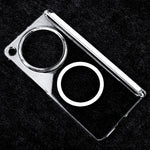 For Oppo Find N6 5G Magnetic Case Single Axis Hinge UV Coating PC Phone Cover