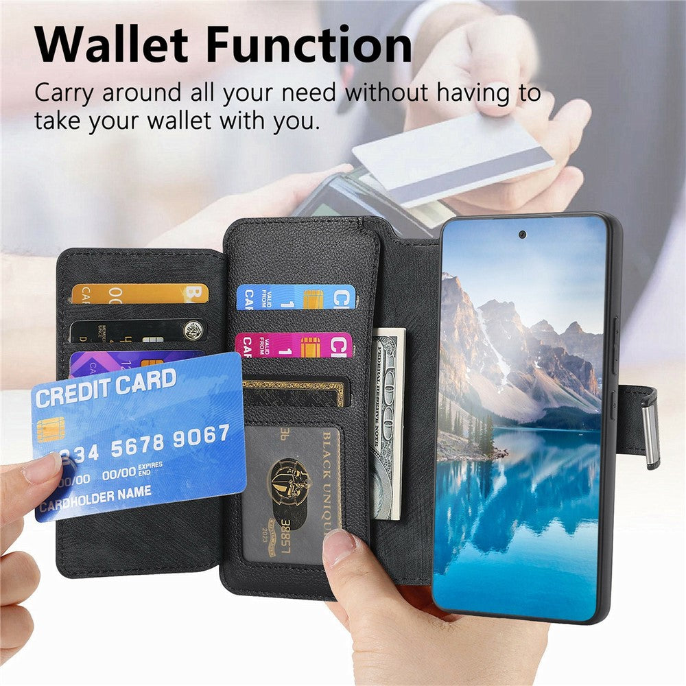 CASENEO MW-02 Til Samsung Galaxy S26+ Etui Aftageligt Magnetisk Læder Flipcover