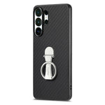 CASENEO C1-19 til Samsung Galaxy S26 Ultra Etui Foldbar Støttefod Læder Bagcover Kulfibertekstur