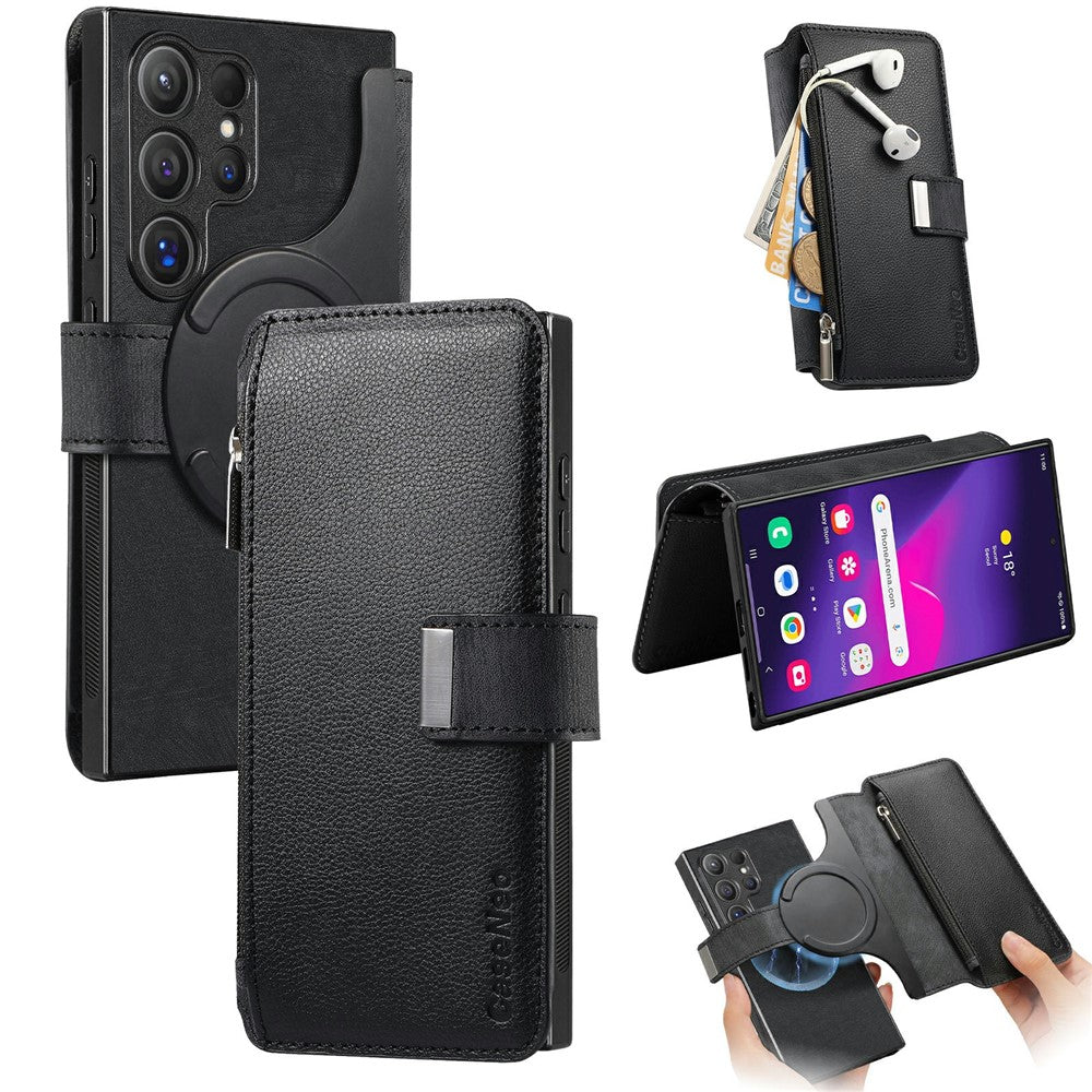 CASENEO MW-02 til Samsung Galaxy S26 Ultra cover Aftageligt magnetisk læder flip cover