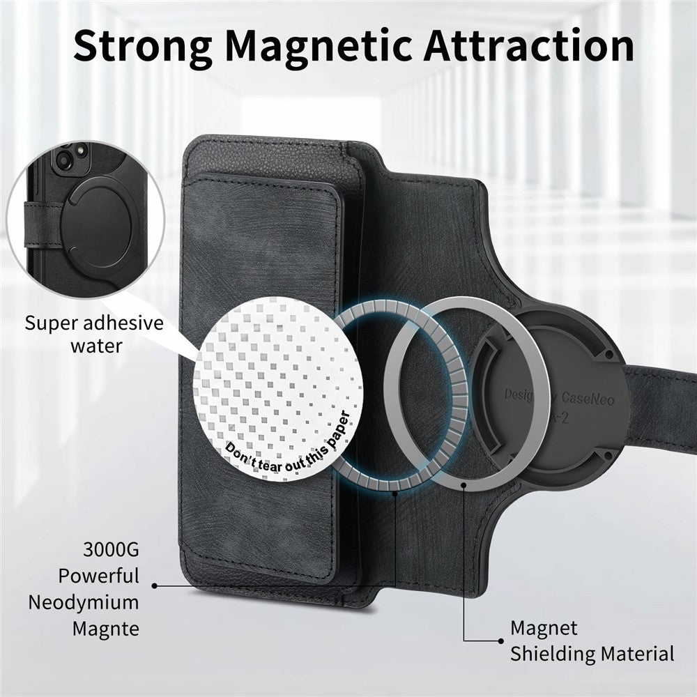 CASENEO MW-02 til Samsung Galaxy S26 Ultra cover Aftageligt magnetisk læder flip cover