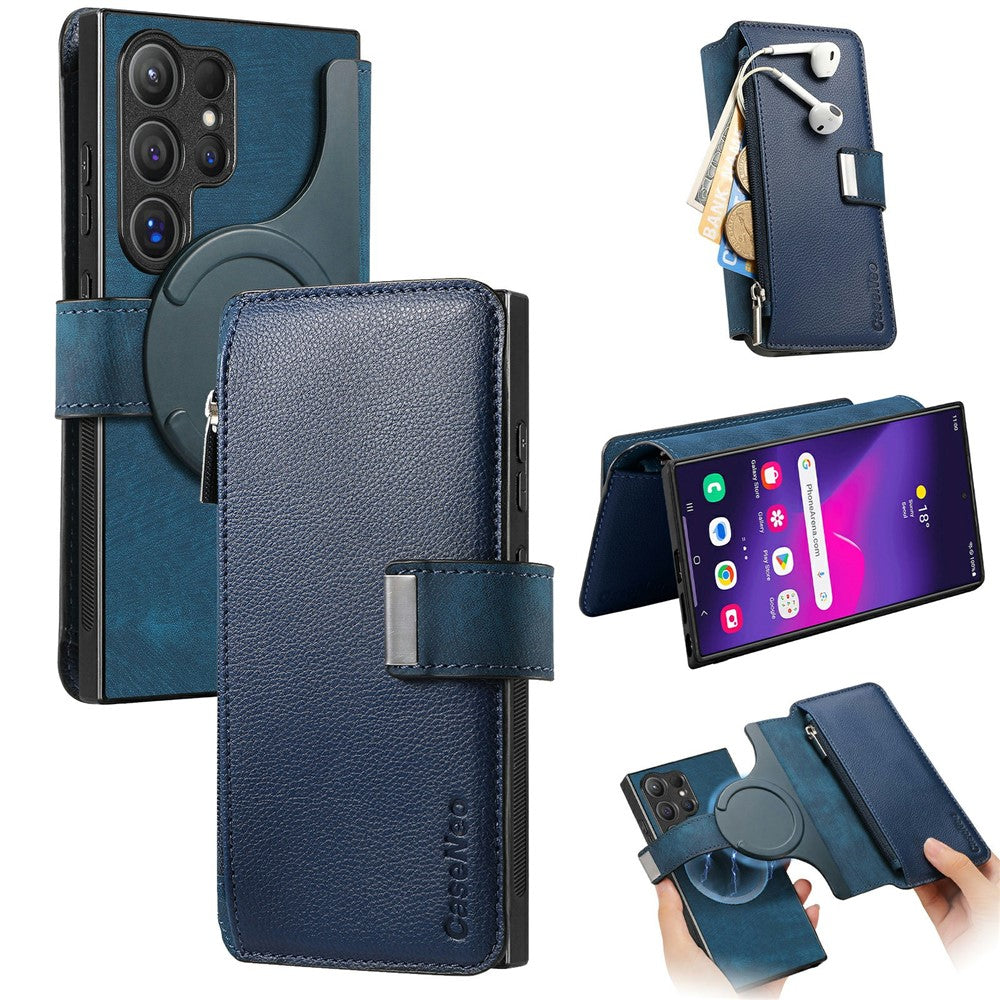 CASENEO MW-02 til Samsung Galaxy S26 Ultra cover Aftageligt magnetisk læder flip cover