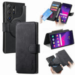 CASENEO MW-03 For Samsung Galaxy S26 Ultra Magnetic Case Detachable Leather Phone Wallet Cover