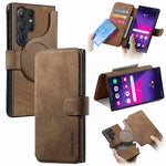 CASENEO MW-03 For Samsung Galaxy S26 Ultra Magnetic Case Detachable Leather Phone Wallet Cover