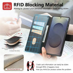 CASENEO For Samsung Galaxy S26 Ultra Magnetic Case RFID Blocking Wallet Detachable Leather Phone Cover with Wristband