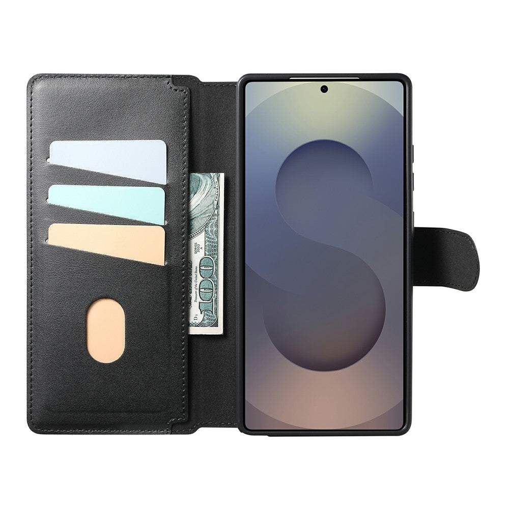 CASENEO For Samsung Galaxy S26 Ultra Magnetic Case RFID Blocking Wallet Detachable Leather Phone Cover with Wristband