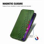 For Samsung Galaxy S26 Ultra Case Rhombus Imprint PU Leather Wallet Phone Cover