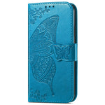 For Samsung Galaxy S26 Ultra Case with Strap Butterfly Pattern PU Leather Wallet Phone Cover