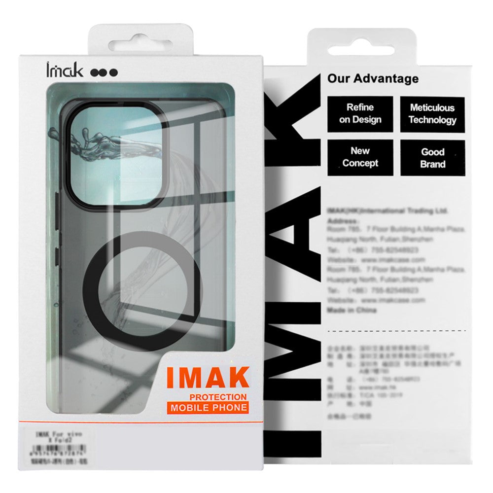 IMAK Magnetic Case for Huawei Mate 80 Pro Max PC + TPU Phone Back Cover