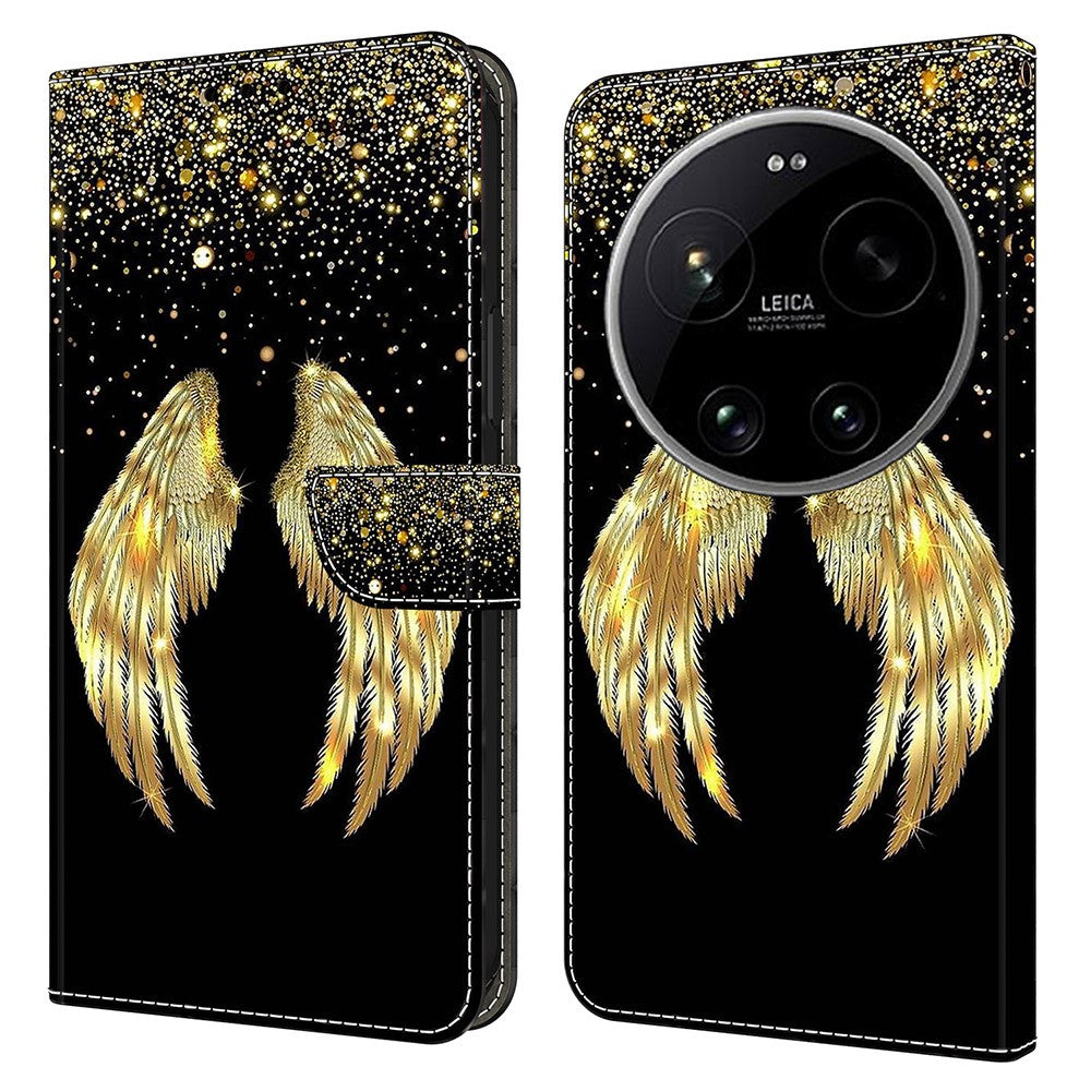 Wallet Case For Xiaomi 17 Ultra 5G 3D Pattern PU Leather Phone Cover with Stand