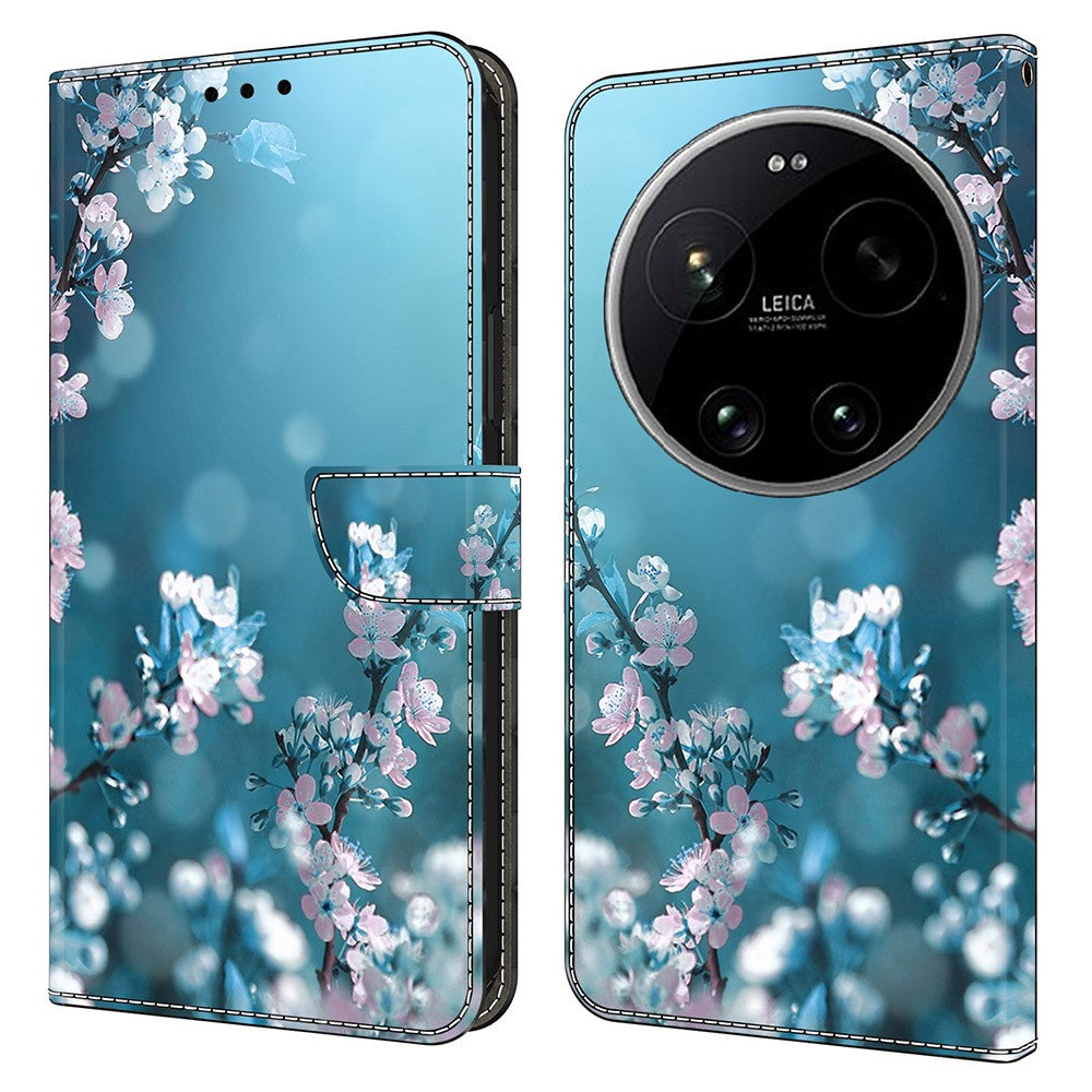Wallet Case For Xiaomi 17 Ultra 5G 3D Pattern PU Leather Phone Cover with Stand
