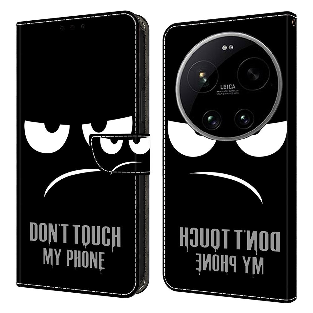 For Xiaomi 17 Ultra 5G Case Magnetic Clasp 3D Pattern Leather Wallet Phone Cover