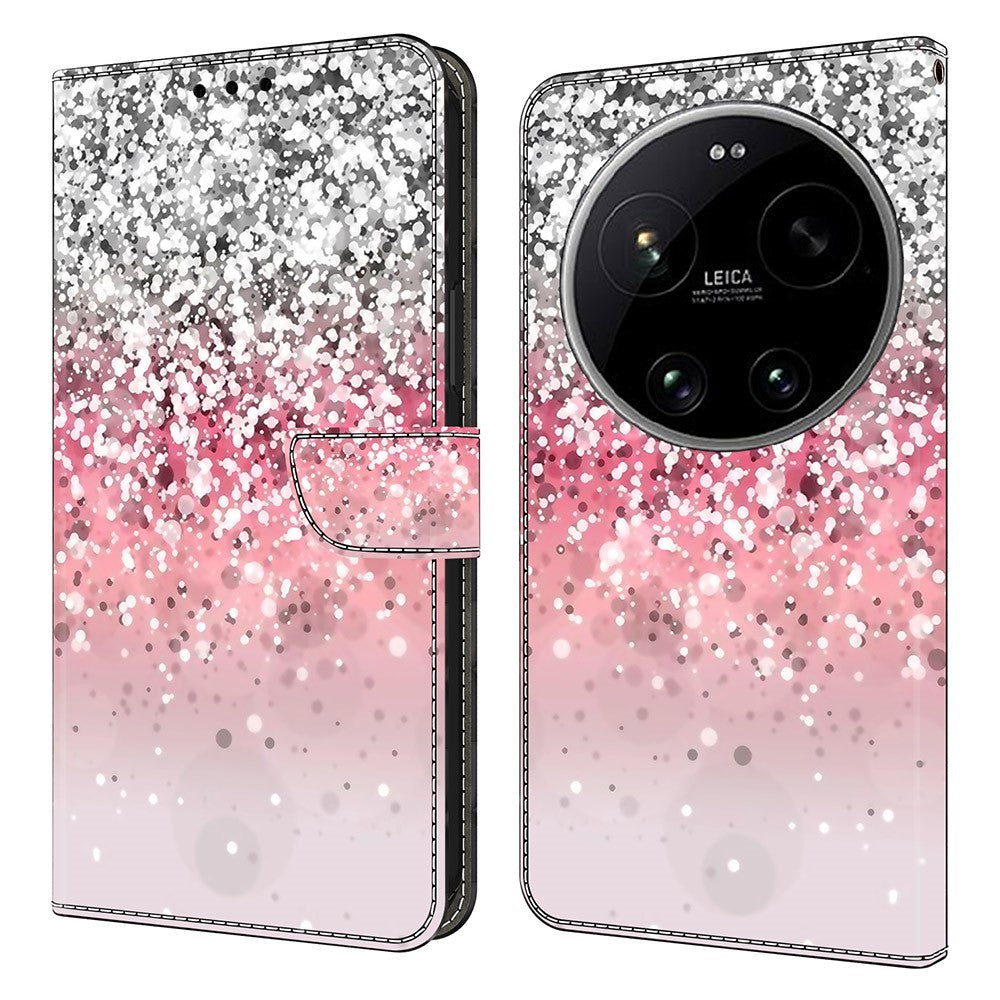 For Xiaomi 17 Ultra 5G Case Magnetic Clasp 3D Pattern Leather Wallet Phone Cover