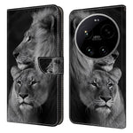 For Xiaomi 17 Ultra 5G Case Magnetic Clasp 3D Pattern Leather Wallet Phone Cover
