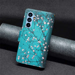 Til Samsung Galaxy A54 5G Lædercover med Rem, Mønstertryk, Lynlåspung og Standerfunktion