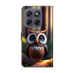 Leather Case For Motorola Moto G17 Power 4G / G17 4G / G15 4G / G15 Power 4G Pattern Printing Stand Flip Phone Cover