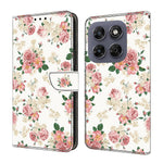 Leather Case For Motorola Moto G17 Power 4G / G17 4G / G15 4G / G15 Power 4G Pattern Printing Stand Flip Phone Cover