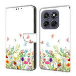 Leather Case For Motorola Moto G17 Power 4G / G17 4G / G15 4G / G15 Power 4G Pattern Printing Stand Flip Phone Cover