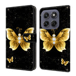 Leather Case For Motorola Moto G17 Power 4G / G17 4G / G15 4G / G15 Power 4G Pattern Printing Stand Flip Phone Cover