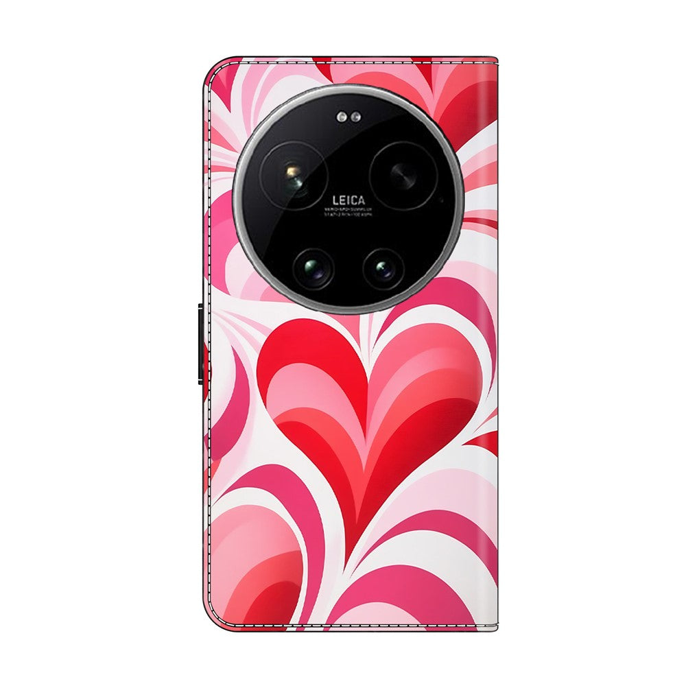 Wallet Case For Xiaomi 17 Ultra 5G Stand Pattern Printing PU Leather Flip Phone Cover