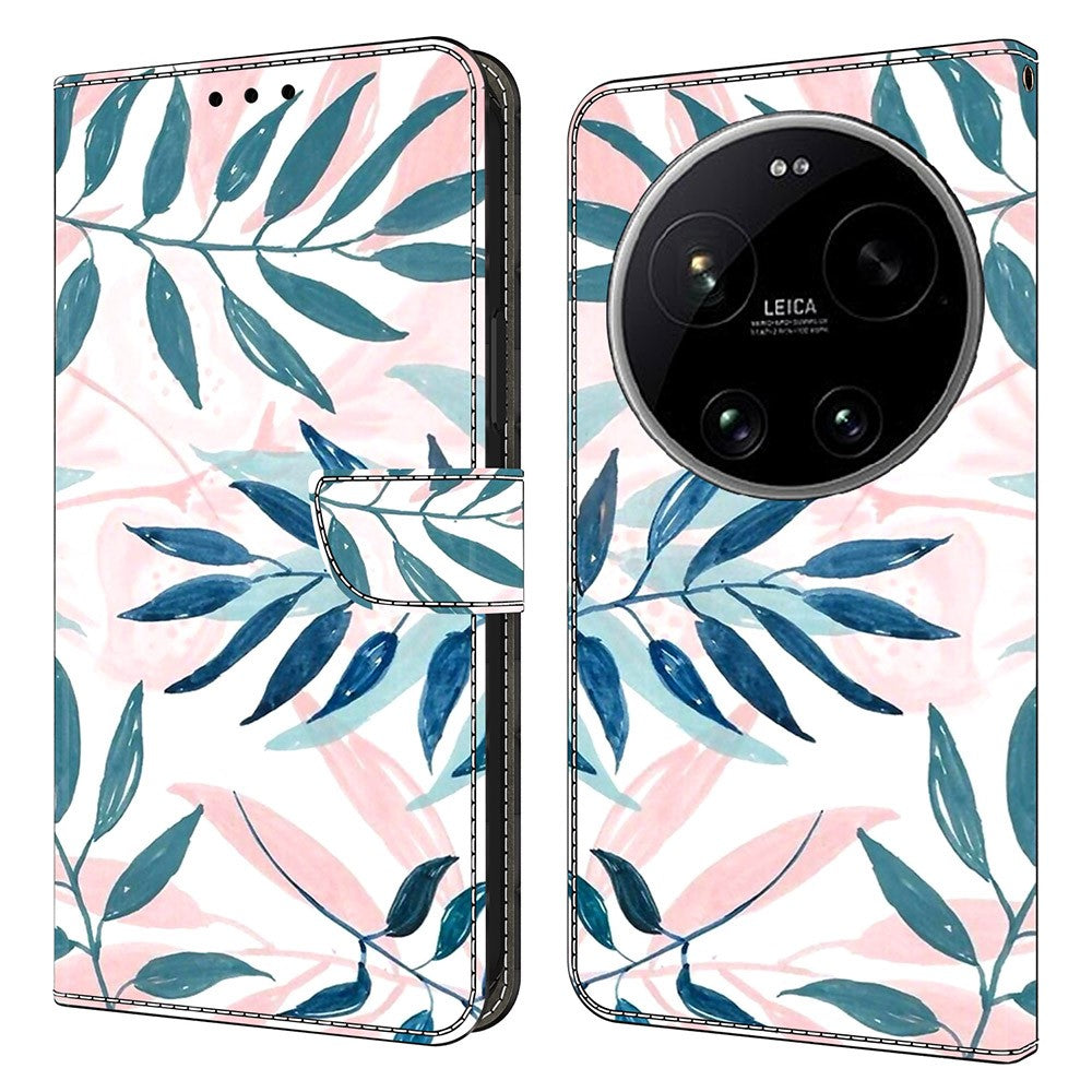 Wallet Case For Xiaomi 17 Ultra 5G Stand Pattern Printing PU Leather Flip Phone Cover
