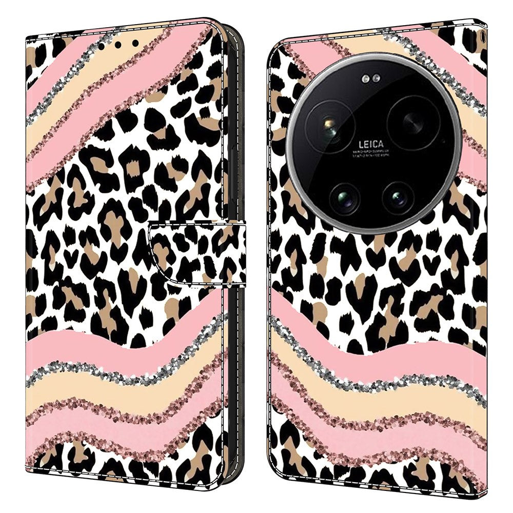 Wallet Case For Xiaomi 17 Ultra 5G Stand Pattern Printing PU Leather Flip Phone Cover