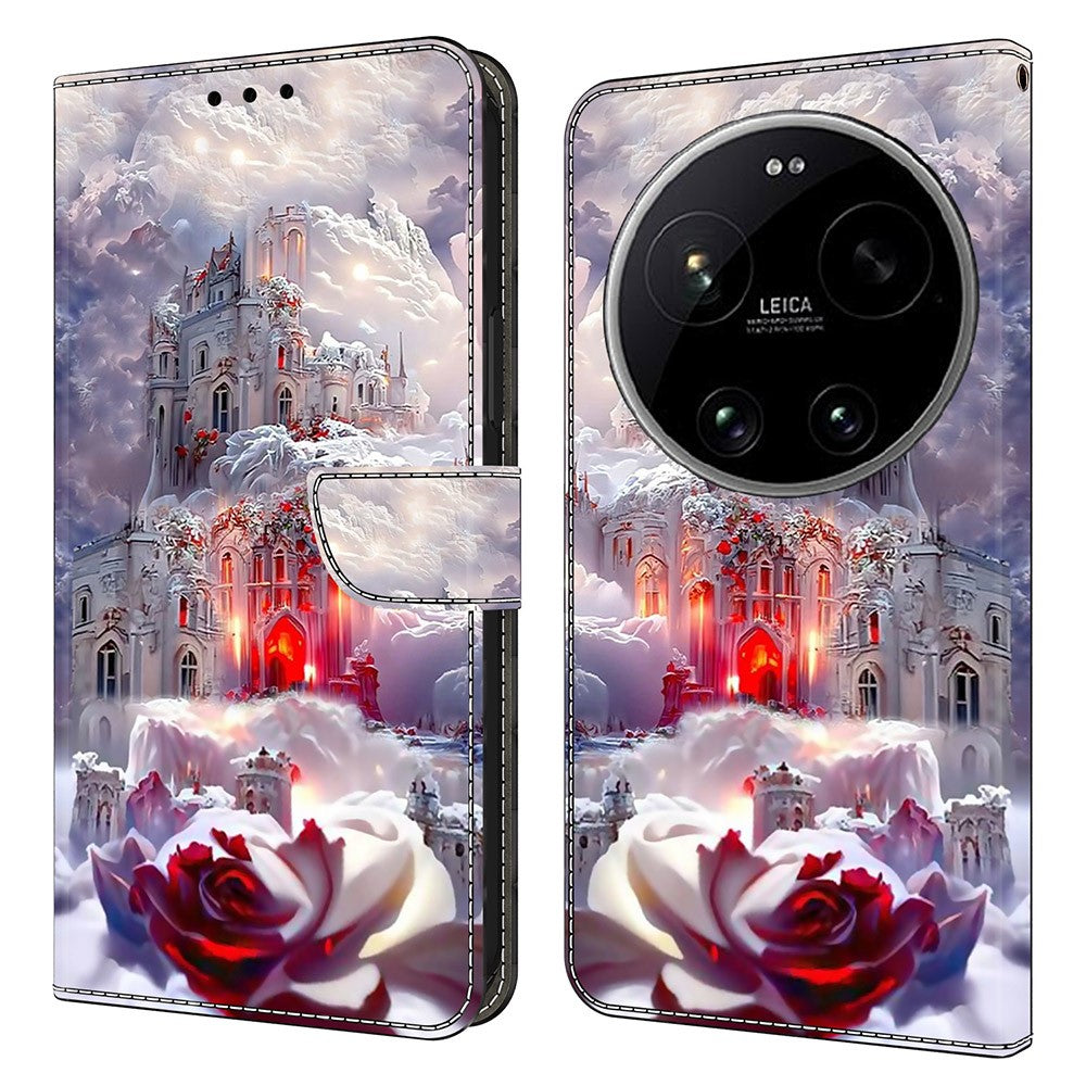 Wallet Case For Xiaomi 17 Ultra 5G Stand Pattern Printing PU Leather Flip Phone Cover