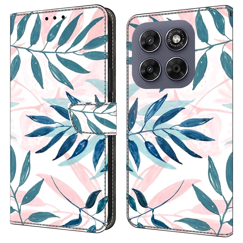 Wallet Case For Motorola Moto G67 5G / G77 5G Stand Pattern Printing PU Leather Flip Phone Cover