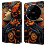 Wallet Case For Xiaomi 17 Ultra 5G Foldable Stand Pattern Printing PU Leather Flip Phone Cover