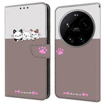 Wallet Case For Xiaomi 17 Ultra 5G Foldable Stand Pattern Printing PU Leather Flip Phone Cover