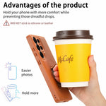 CASENEO For Samsung Galaxy S26 Ultra Magnetic Case Wristband PU Leather + PC Shockproof Phone Cover