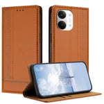 For Xiaomi Redmi Turbo 5 Max 5G / Xiaomi Poco X8 Pro Max 5G Case L-Shaped Grid Pattern Leather Stand Phone Cover with Card Slots
