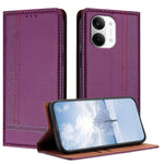 For Xiaomi Redmi Turbo 5 Max 5G / Xiaomi Poco X8 Pro Max 5G Case L-Shaped Grid Pattern Leather Stand Phone Cover with Card Slots