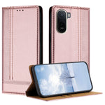 For Xiaomi Redmi A7 Pro 4G (171.56mm) / Poco C85x 5G Case L-Shaped Grid Pattern Leather Stand Phone Cover with Card Slots