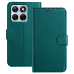 For Motorola Edge 70 Fusion+ 5G / Edge 70 Fusion 5G Leather Case Wallet Stand Solid Color Anti Drop Phone Cover
