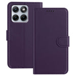 For Motorola Edge 70 Fusion+ 5G / Edge 70 Fusion 5G Leather Case Wallet Stand Solid Color Anti Drop Phone Cover