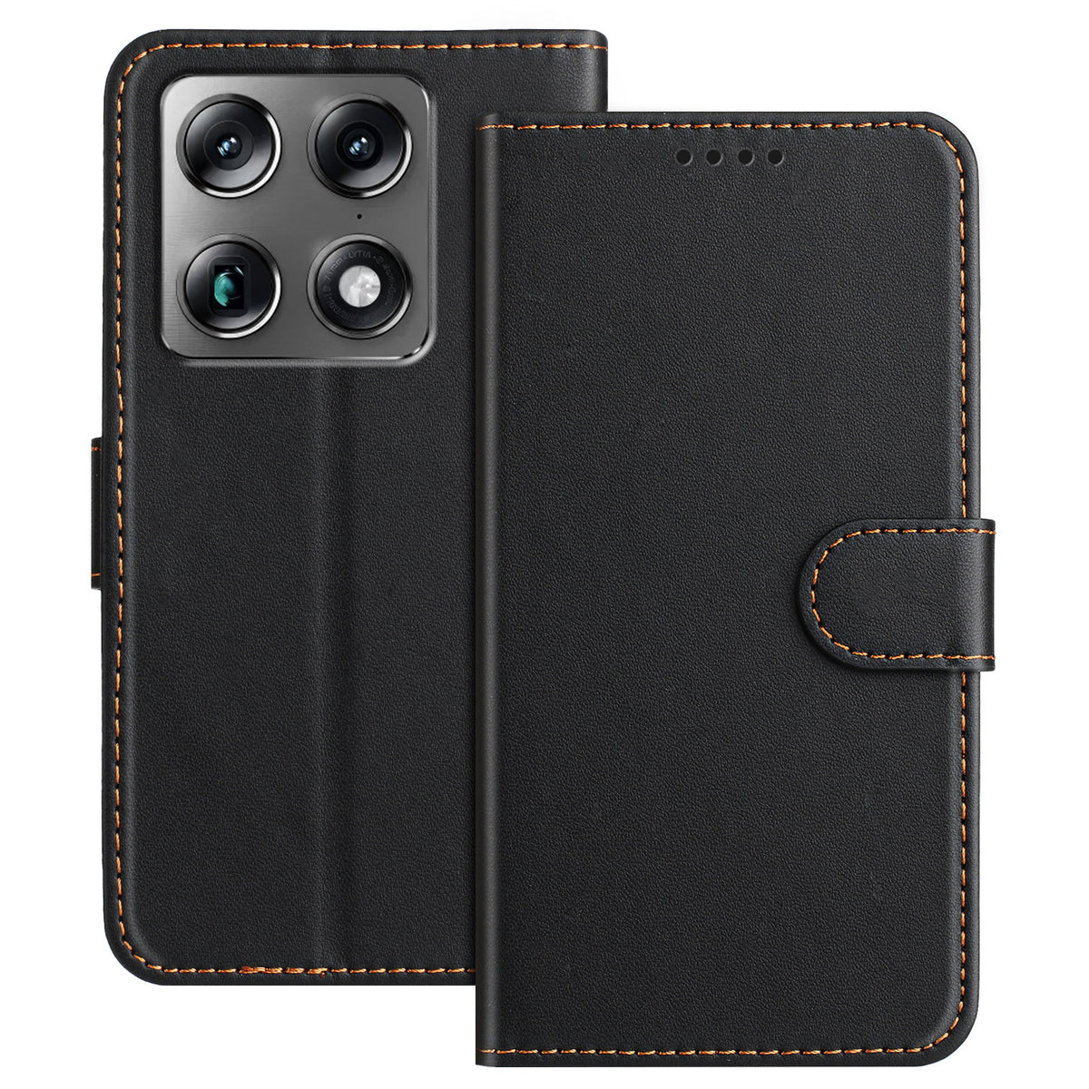 Motorola Moto X70 Air Pro 5G / Motorola Signature 5G Läderfodral Plånboksfodral Enfärgat Fallskyddande mobilskal