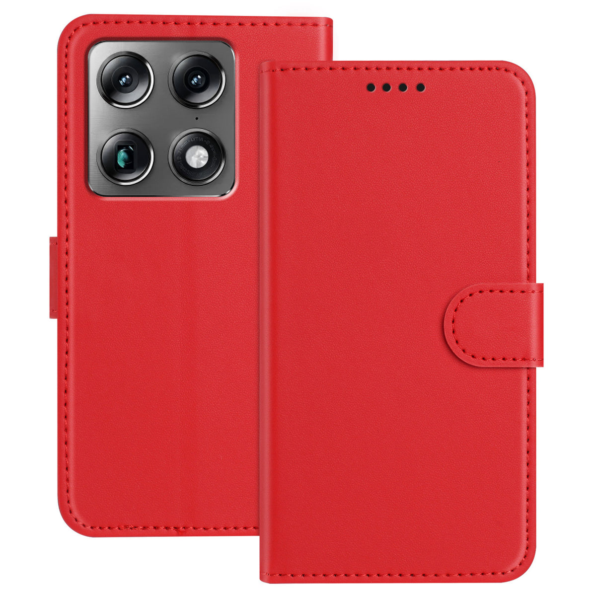 Motorola Moto X70 Air Pro 5G / Motorola Signature 5G Läderfodral Plånboksfodral Enfärgat Fallskyddande mobilskal