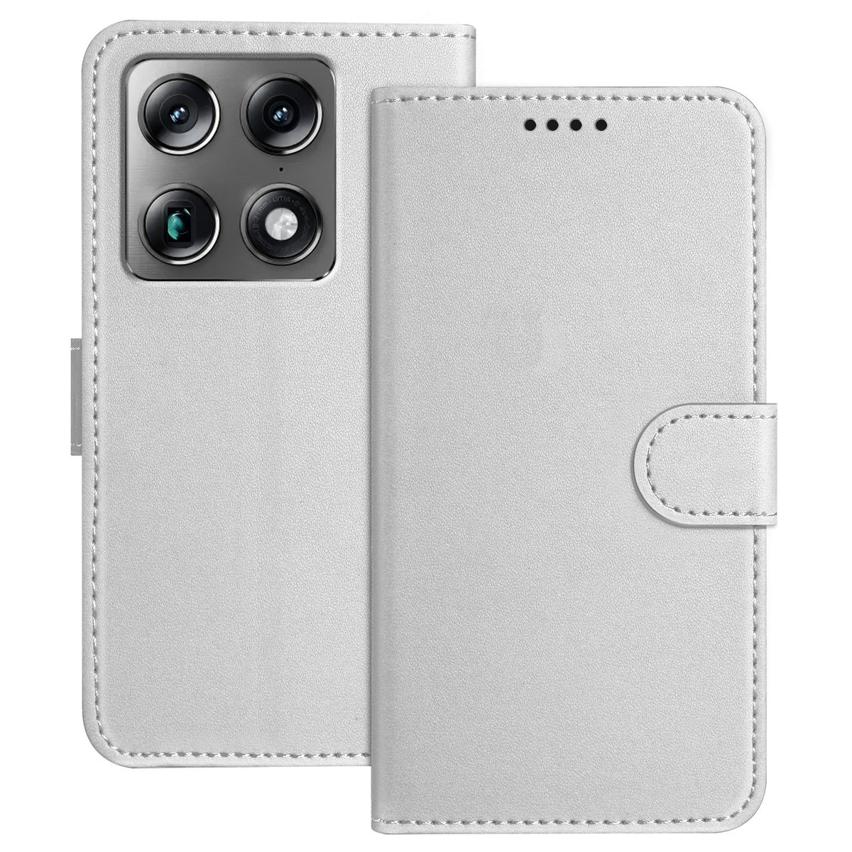 Motorola Moto X70 Air Pro 5G / Motorola Signature 5G Läderfodral Plånboksfodral Enfärgat Fallskyddande mobilskal