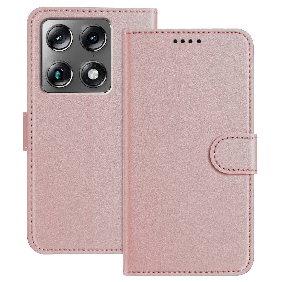 Motorola Moto X70 Air Pro 5G / Motorola Signature 5G Läderfodral Plånboksfodral Enfärgat Fallskyddande mobilskal