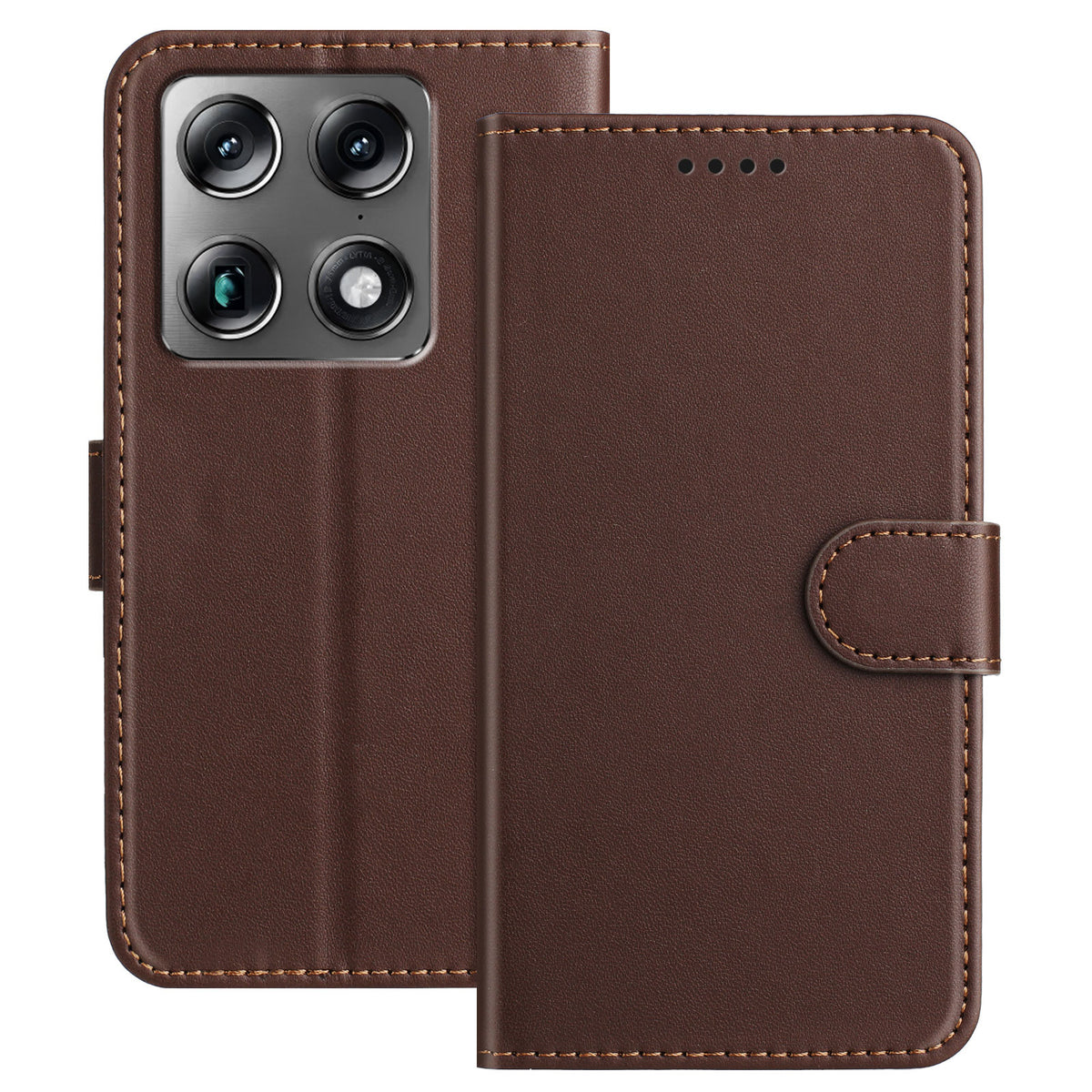 Motorola Moto X70 Air Pro 5G / Motorola Signature 5G Läderfodral Plånboksfodral Enfärgat Fallskyddande mobilskal