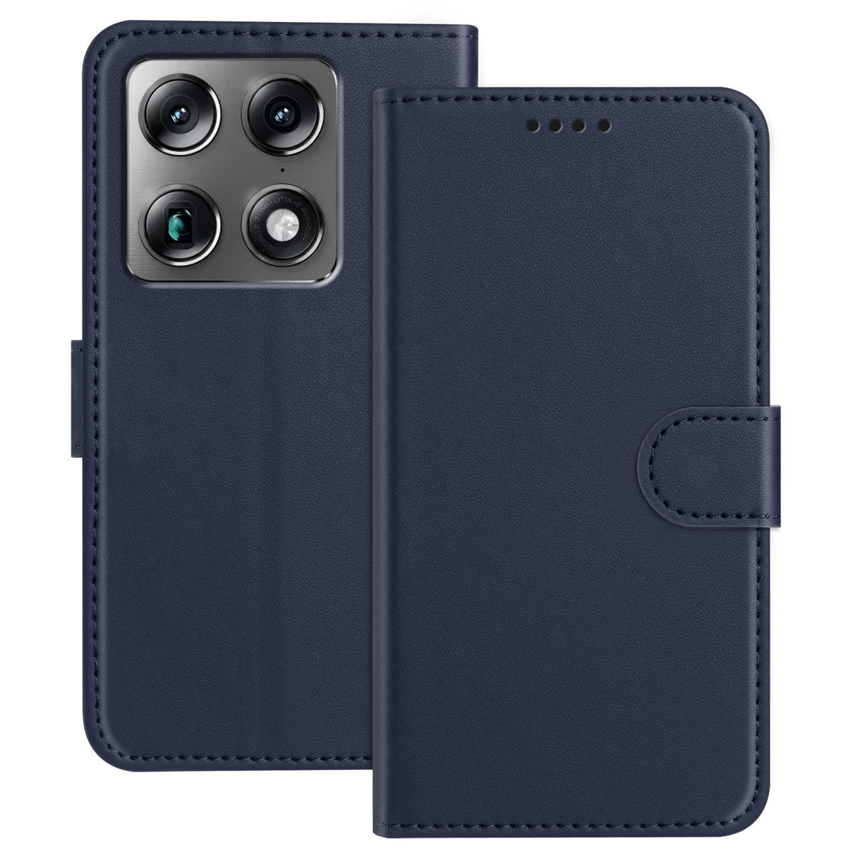 Motorola Moto X70 Air Pro 5G / Motorola Signature 5G Läderfodral Plånboksfodral Enfärgat Fallskyddande mobilskal