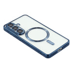 Til Samsung Galaxy A37 5G Magnetisk Etui Galvaniseret TPU Telefoncover med Linsefilm