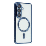 Til Samsung Galaxy A35 5G Magnetisk Etui Galvaniseret TPU Telefoncover med Linsefilm